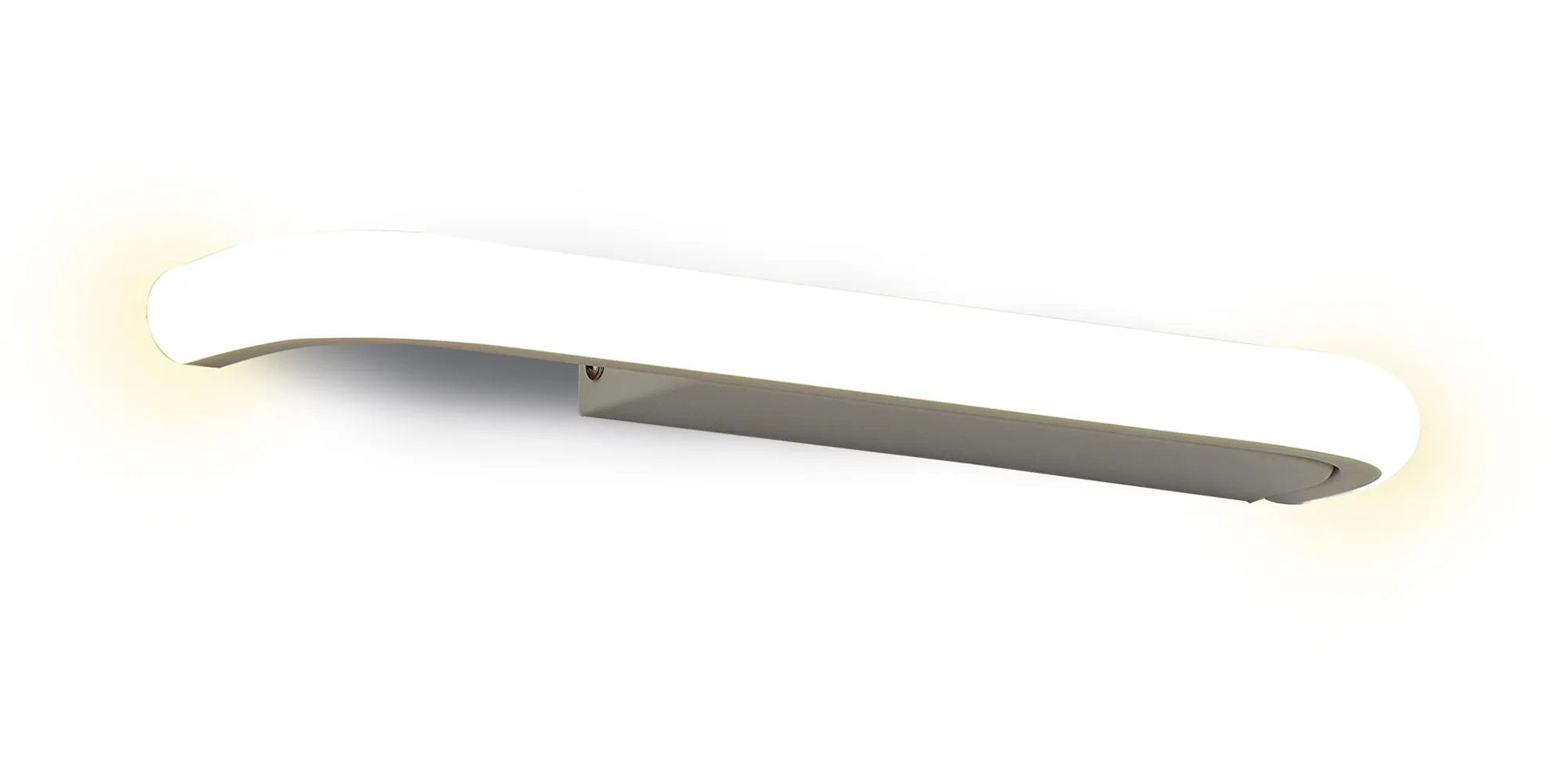 M6871  Tenerife 34cm Linear Wall Lamp Shelf With USB Socket, 8W LED, 4000K, 680lm, White